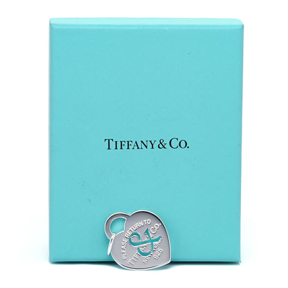 Tiffany Sterling Silver Return to Tiffany Ampersand Heart Charm 5 of 5