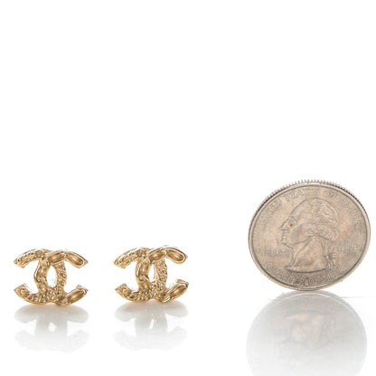 Chanel CC Chain Earrings Gold 2 of 5