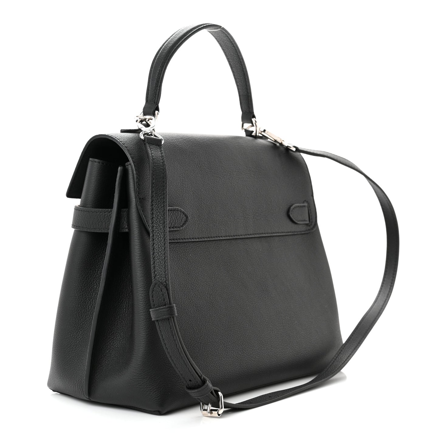 Soft Calfskin Lockme Ever Black
