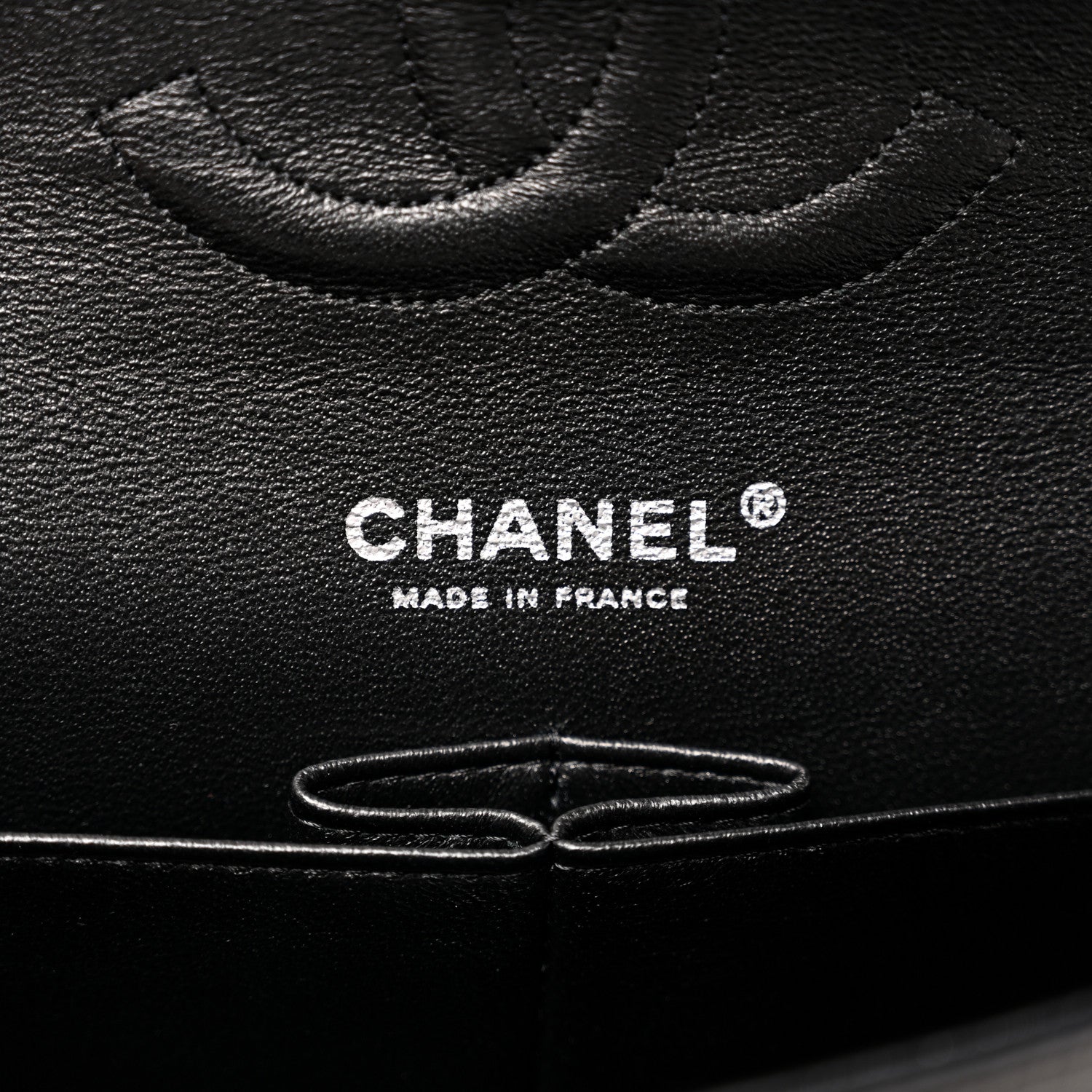 Chanel Tweed Quilted Medium Double Flap Black 6 of 12