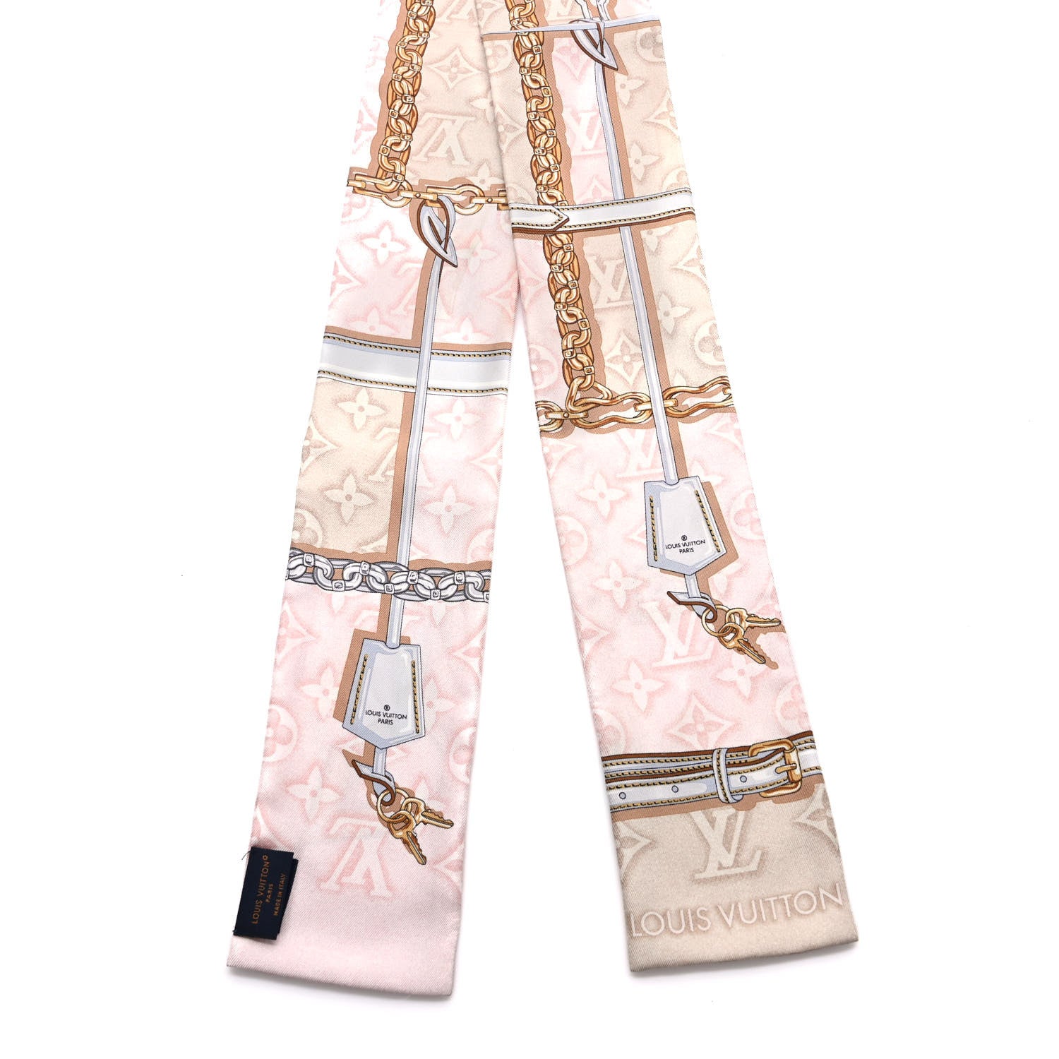 Louis Vuitton Silk Monogram Confidential Bandeau Light Pink 2 of 4