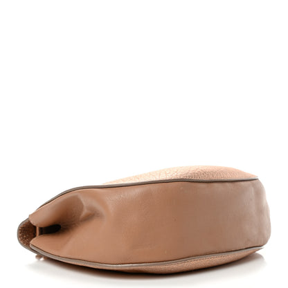 Chloe Metallic Grained Goatskin Drew Shoulder Bag Rose Gold 3 of 4