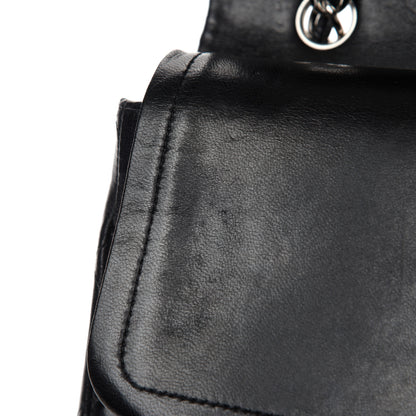 Chanel Lambskin Quilted Maxi Double Flap Black 9 of 15