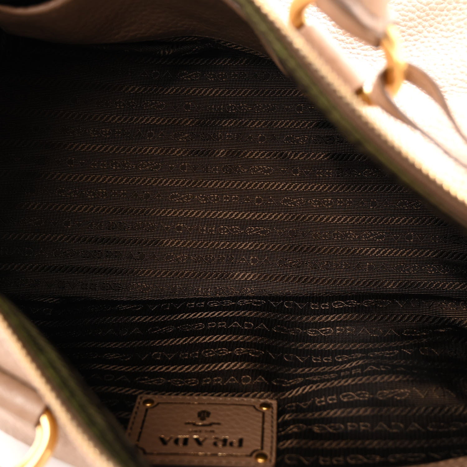 Prada Vitello Daino Satchel Cammeo 4 of 9