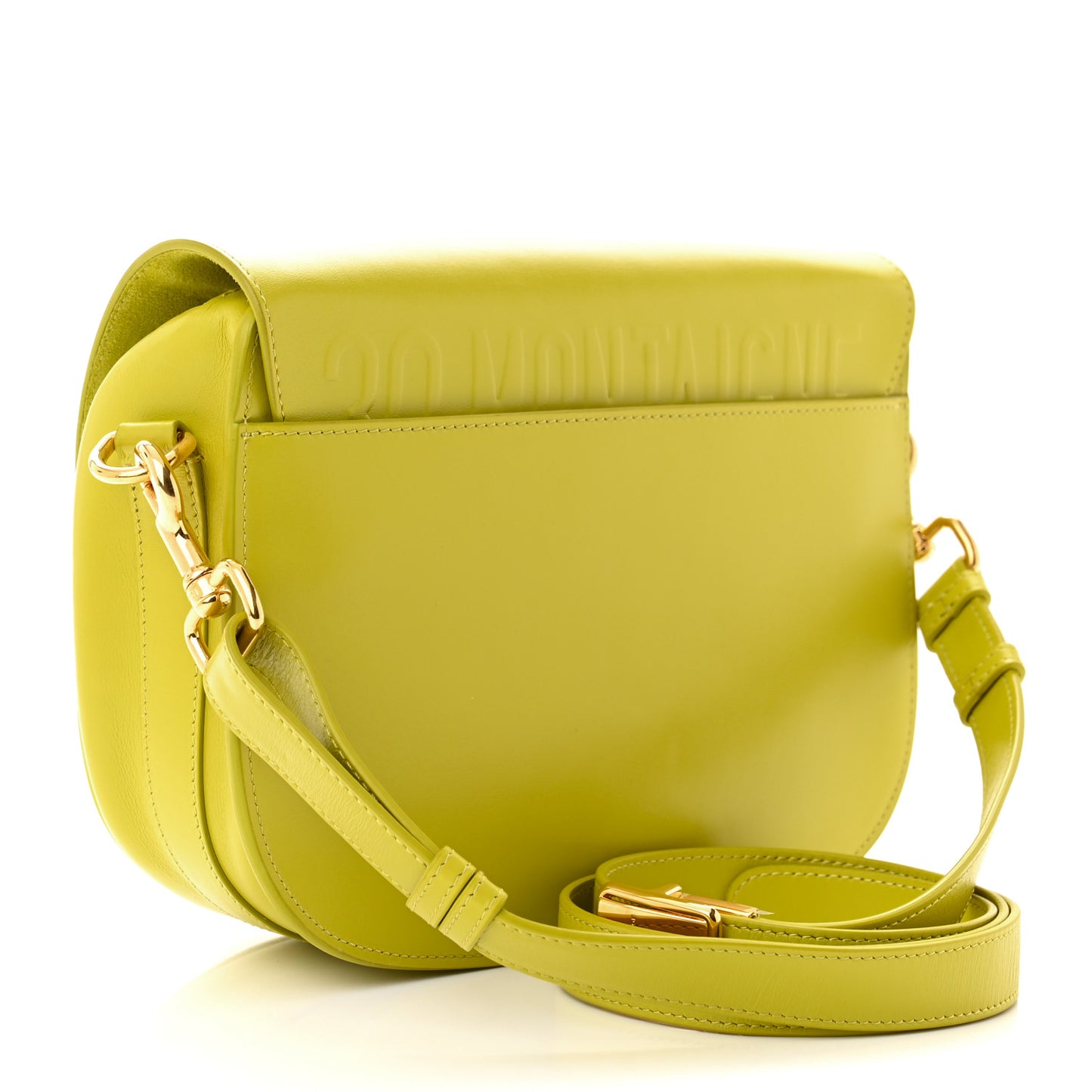 Box Calfskin Medium Bobby Flap Lime