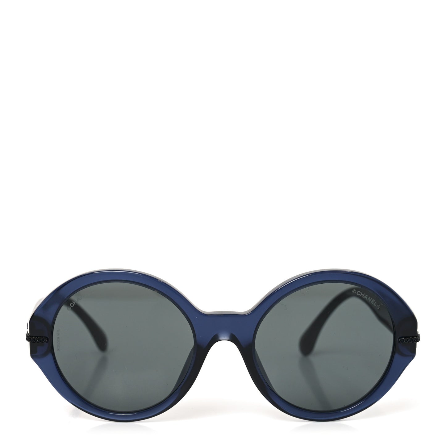 Acetate Chain Sunglasses 5511-A Blue