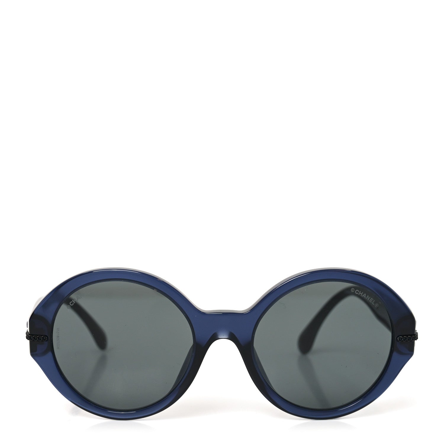 Chanel Acetate Chain Sunglasses 5511-A Blue 2 of 7