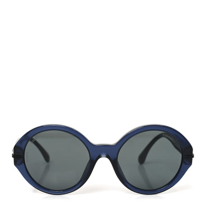 Chanel Acetate Chain Sunglasses 5511-A Blue 2 of 7