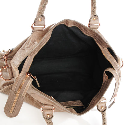 Balenciaga Agneau Giant 12 Rose Gold Hardware City Gris Poivre 9 of 10
