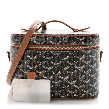 Goyard Goyardine Muse Vanity Case Black Gold 3 of 16
