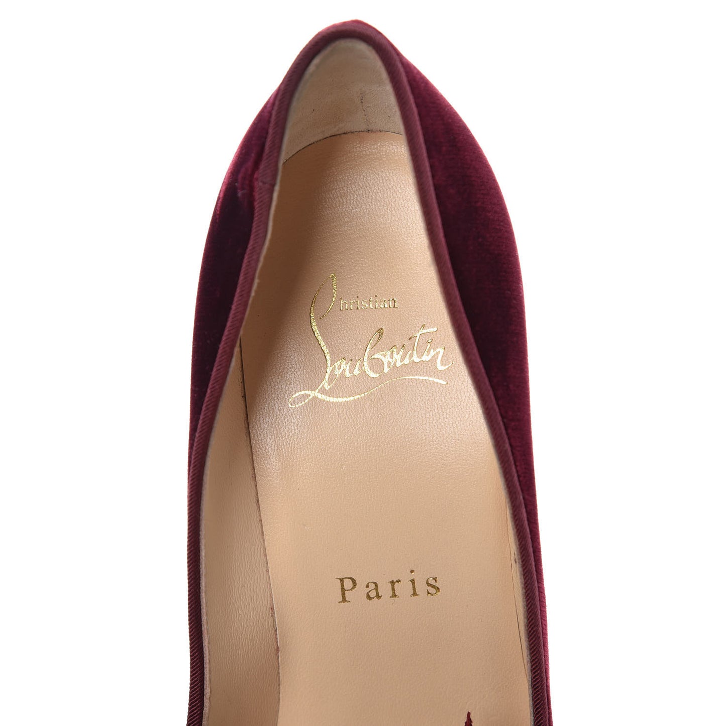 Velvet Madame Menule Bow 100 Pumps 35.5 Burgundy