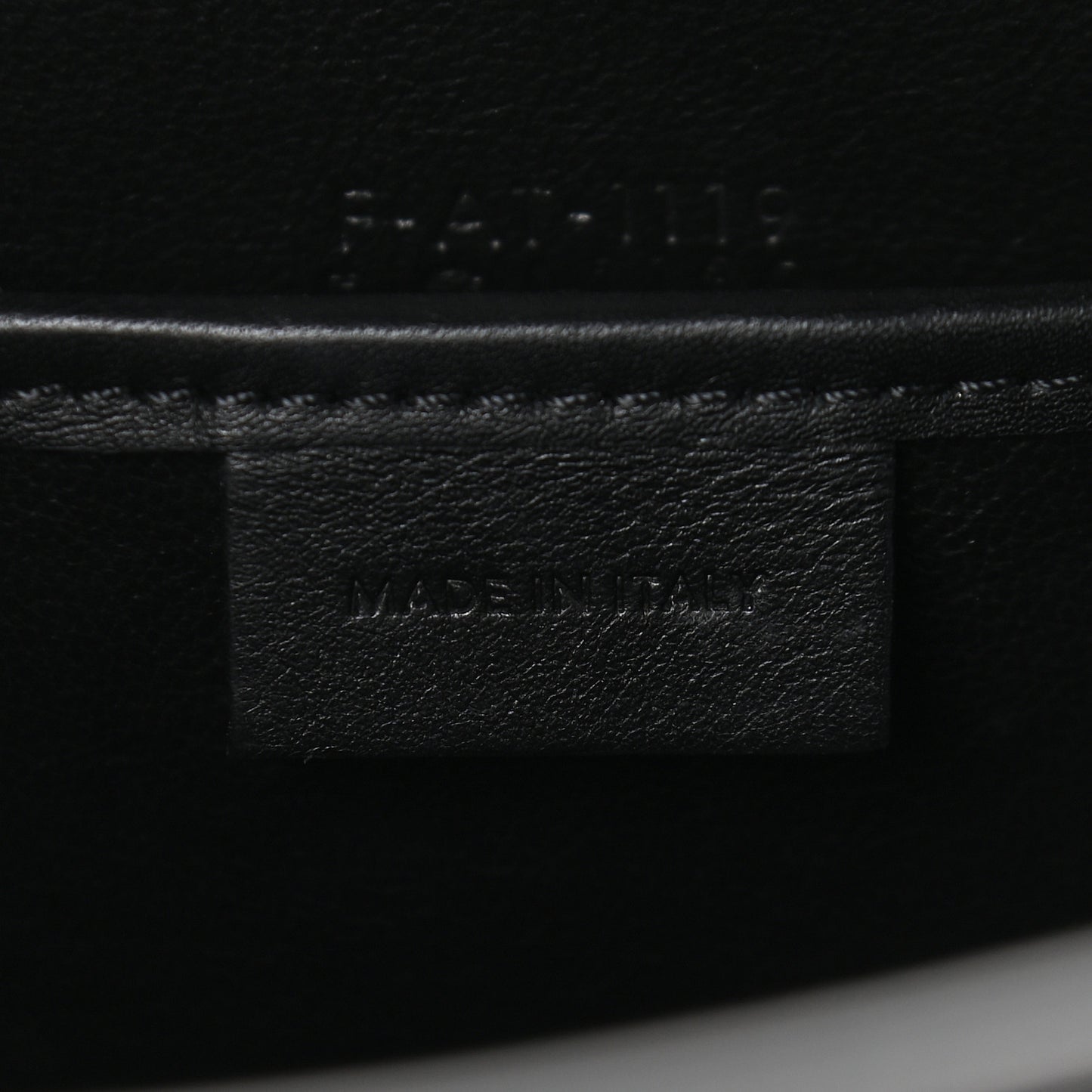 Smooth Calfskin Nano Luggage Black