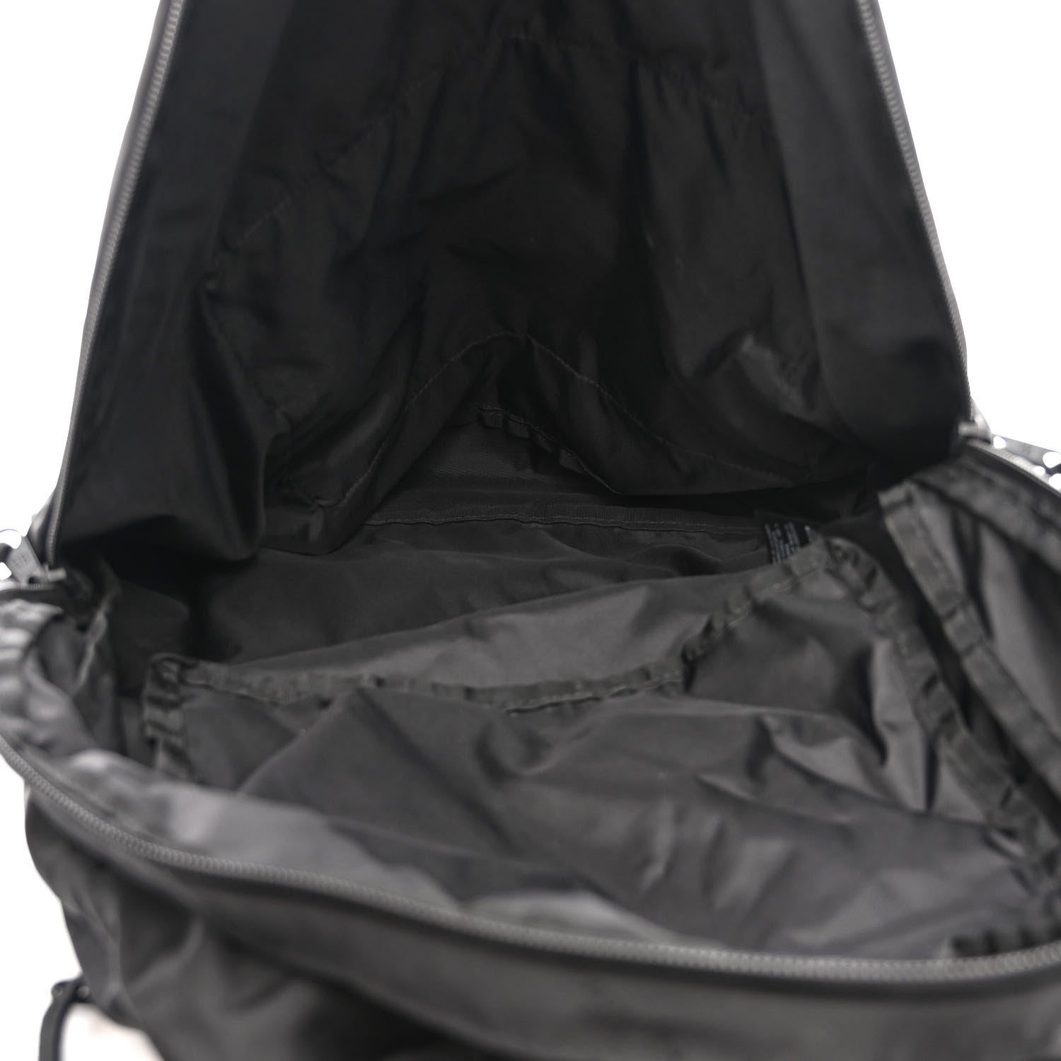 Balenciaga Nylon Allover Logo Backpack Black 4 of 11