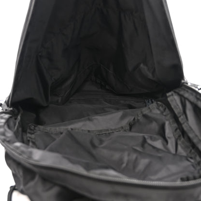 Balenciaga Nylon Allover Logo Backpack Black 4 of 11