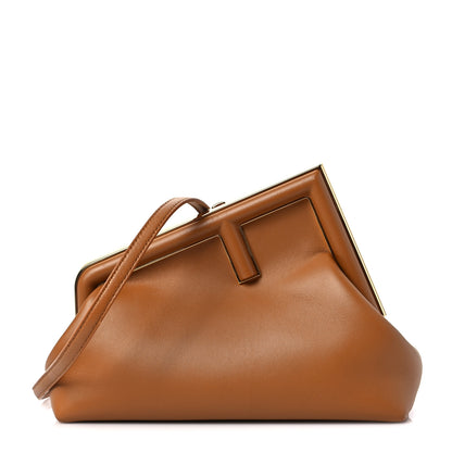Fendi Shiny Nappa Small Fendi First Caramello 1 of 9