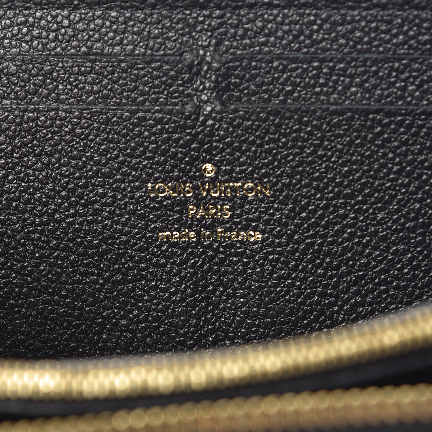 Louis Vuitton Empreinte Clemence Wallet Black 6 of 9