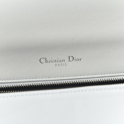 Christian Dior Patent Micro-Cannage Small Diorama Flap Bag White 8 of 9