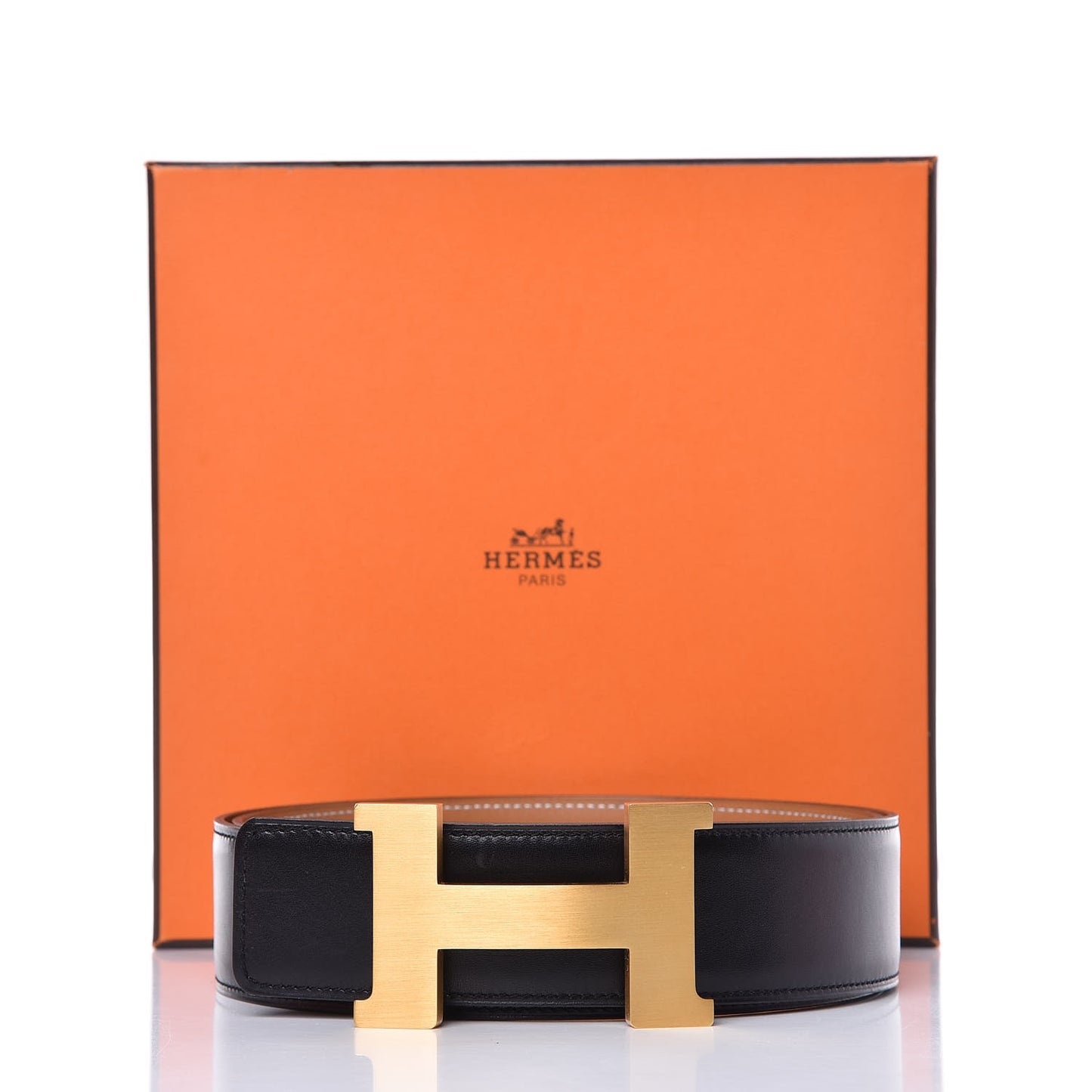 Box Chamonix 42mm Constance Reversible H Belt 95 Black Natural