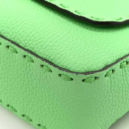 Fendi Cuoio Roma Sellerissima Nappa Sintetica Tape Stitch Baguette Edamame 11 of 13