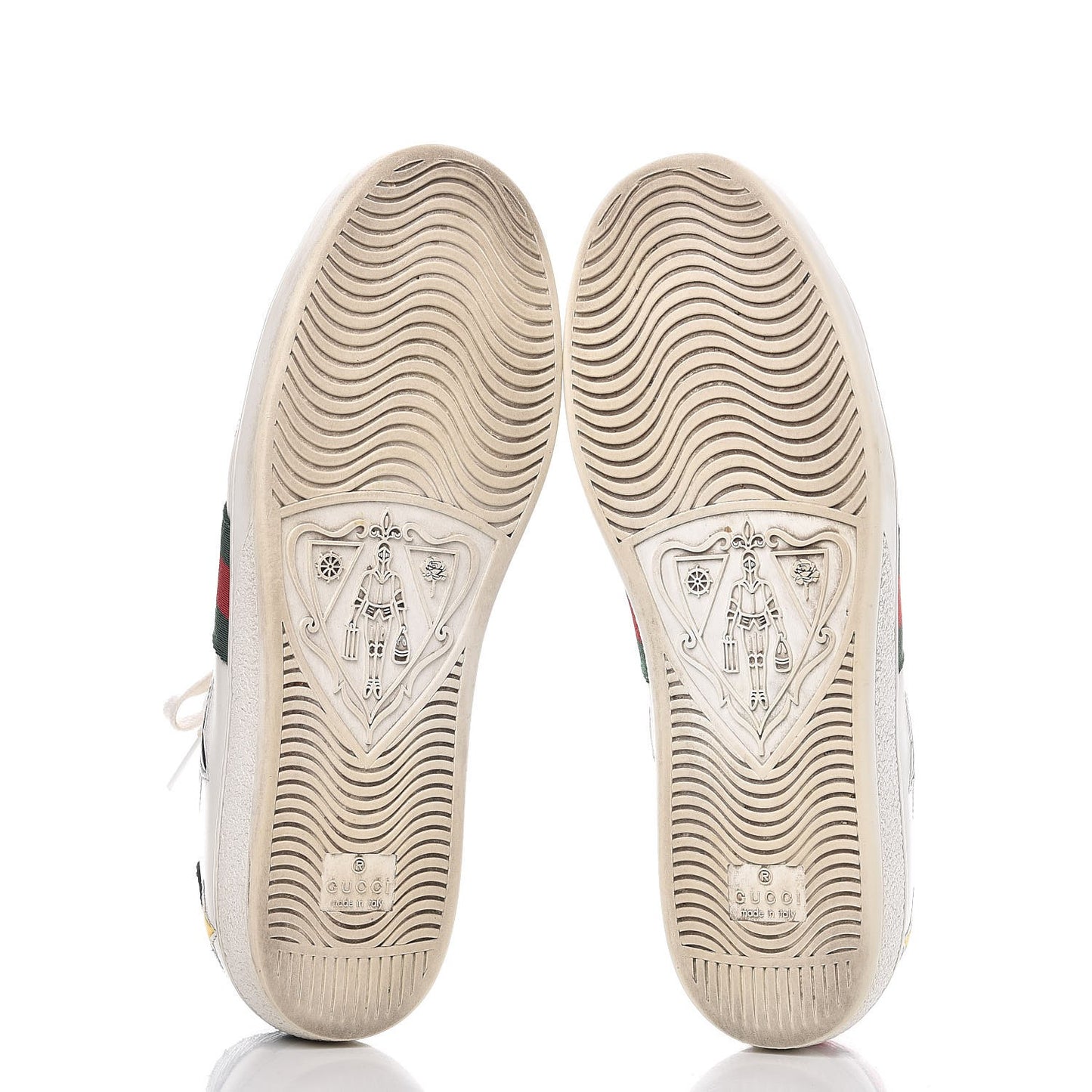 Calfskin Ayers Web Star Embroidered Womens Ace Sneakers 39 White Multi