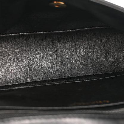 Chanel Lambskin Stitched Chocolate Bar Single Flap Black 5 of 13