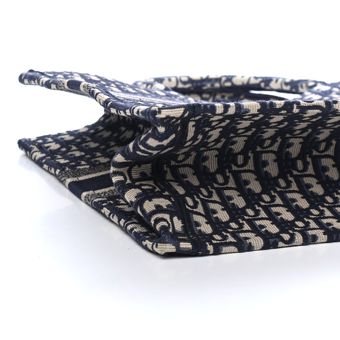 Oblique Book Tote Blue Multicolor