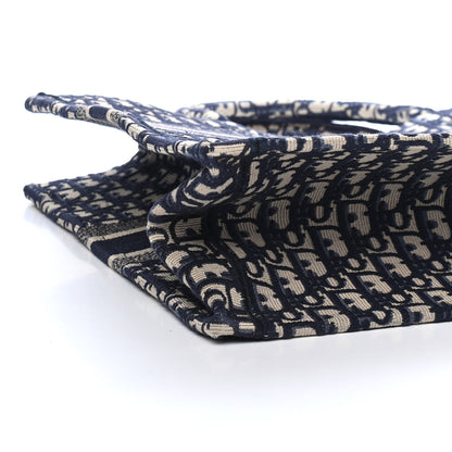 Christian Dior Oblique Book Tote Blue Multicolor 8 of 10