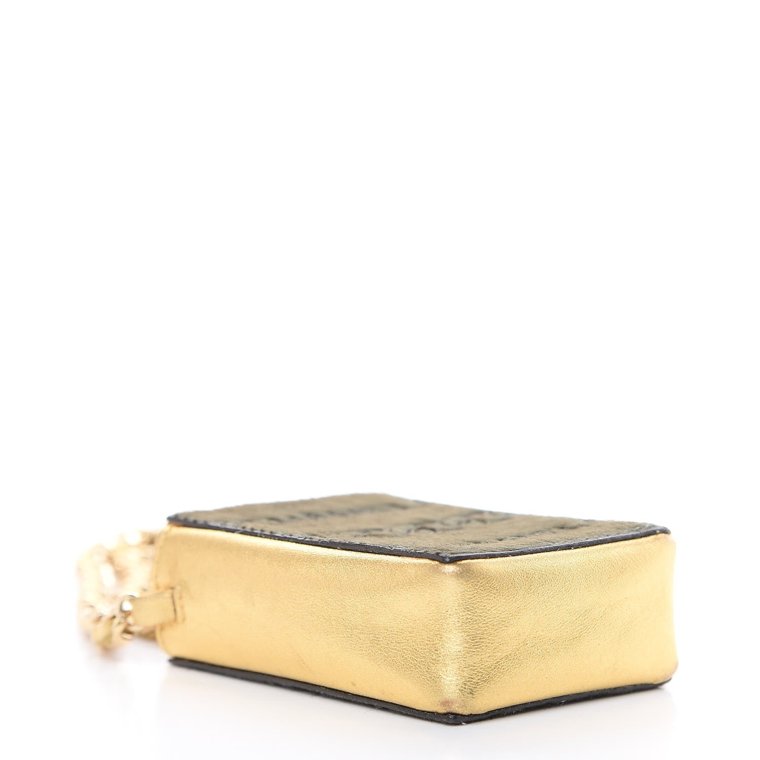 Chanel Lambskin Pony Hair Cigarette Case Green 4 of 10