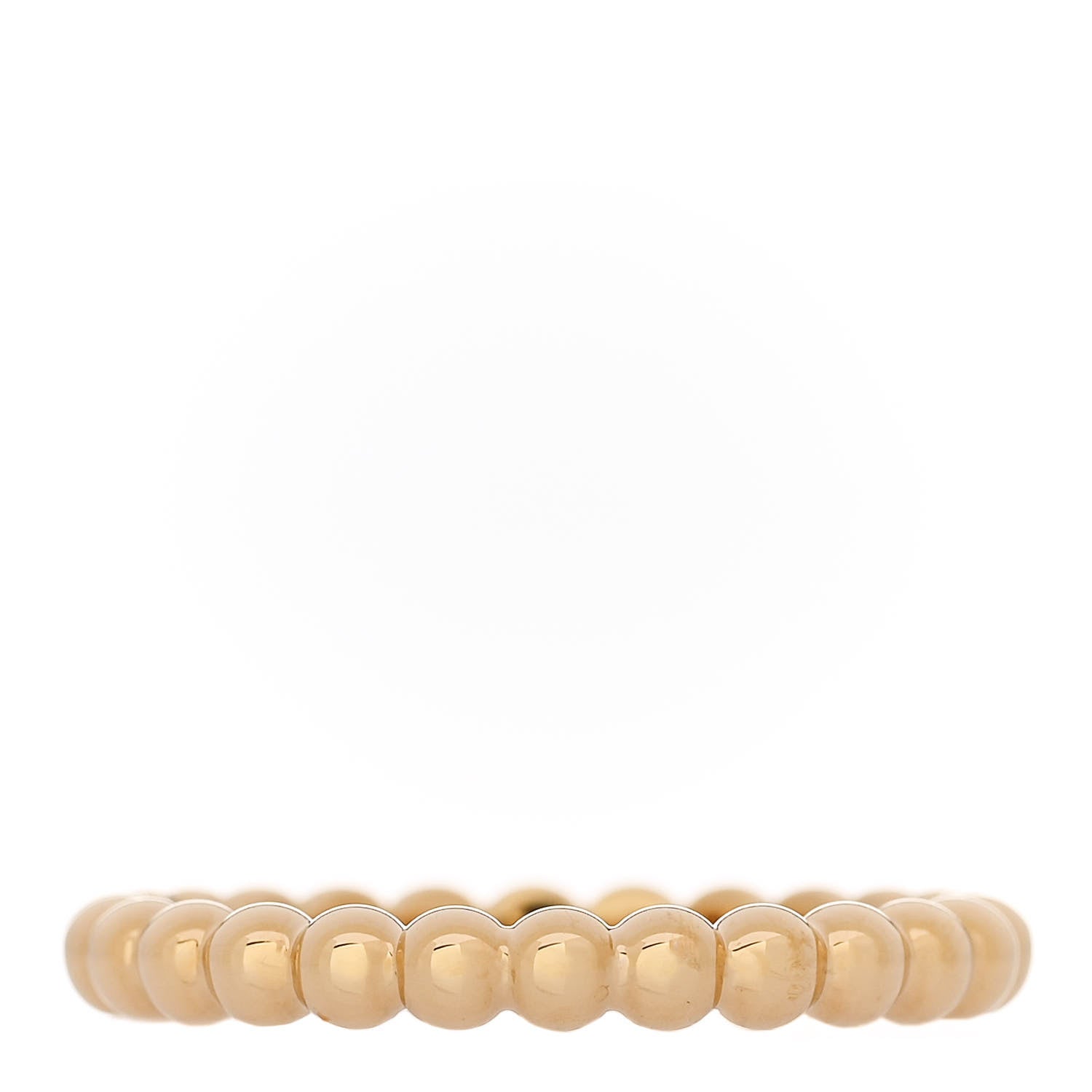Van Cleef & Arpels 18K Yellow Gold Medium Perlee Ring 57 8 3 of 5