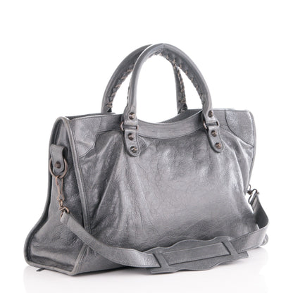 Balenciaga Agneau Classic Hardware City Gris Tarmac 3 of 7
