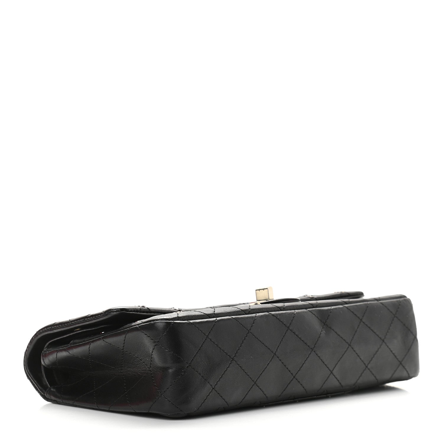 Chanel Calfskin CC Punk 2.55 Reissue 225 Flap Black 3 of 9