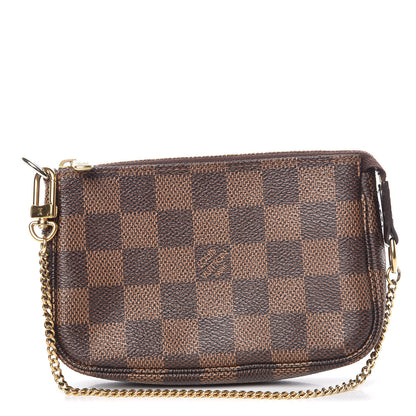 Louis Vuitton Damier Ebene Mini Pochette Accessories 1 of 10