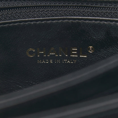 Chanel Lambskin Chevron Quilted Small Trendy CC Dual Handle Flap Bag Black 6 of 14