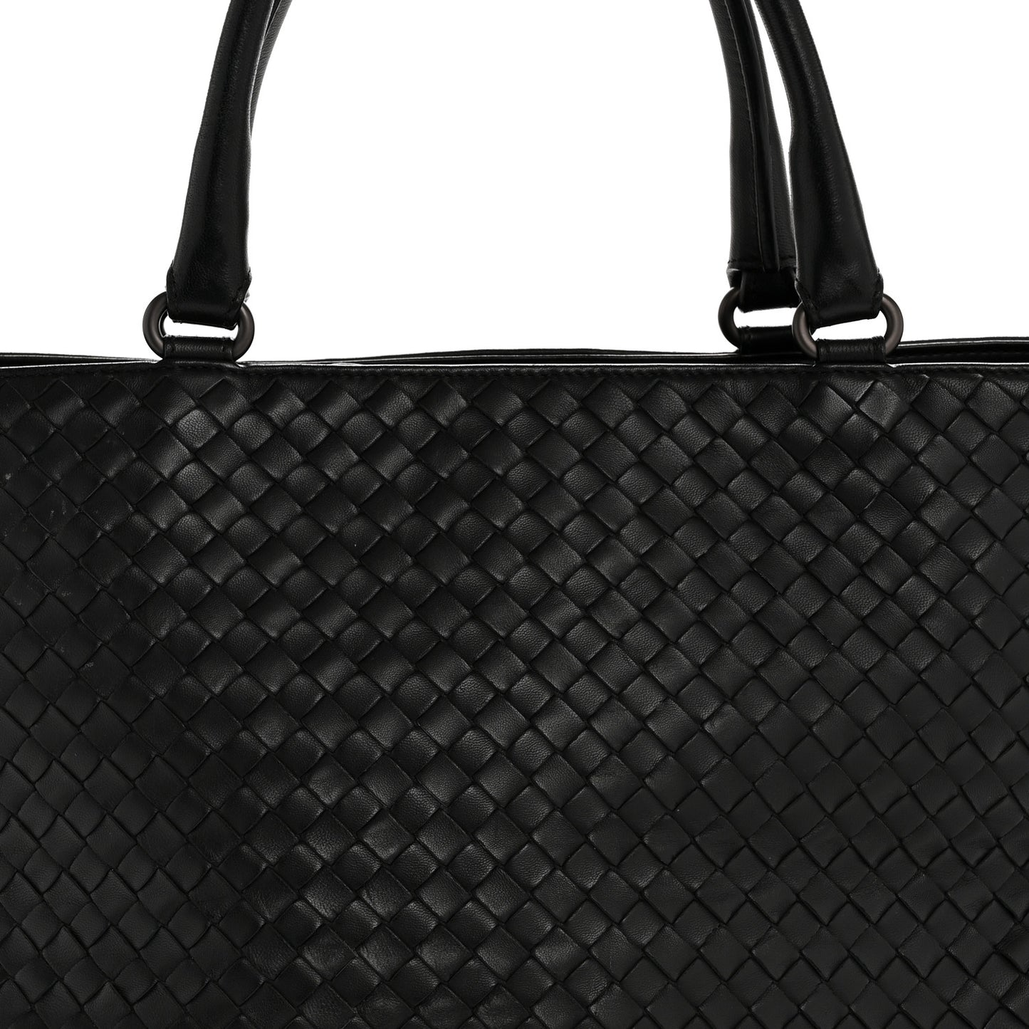 Nappa Intrecciato Milano Tote Black