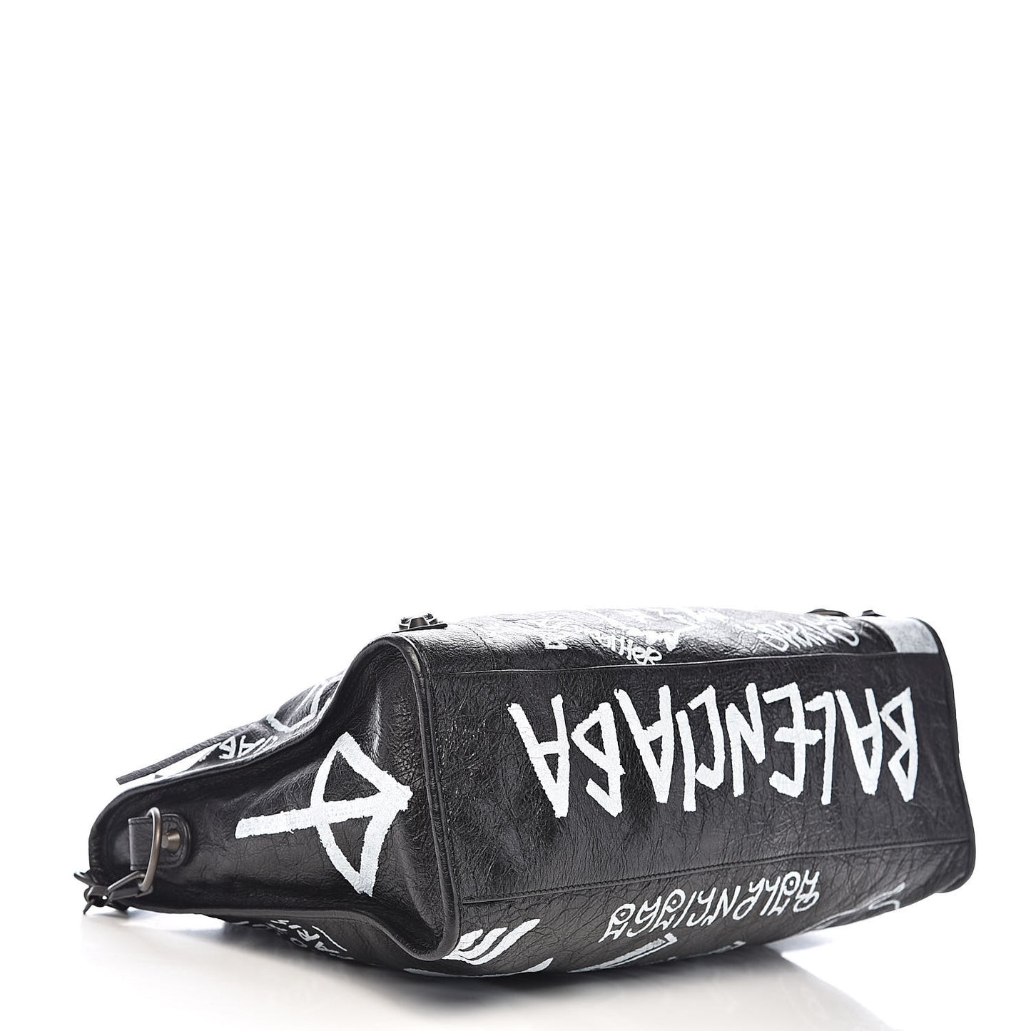 Agneau Arena Graffiti All Over Classic Hardware City Black White
