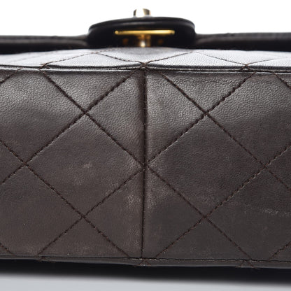 Chanel Lambskin Quilted Small Single Flap Brown 9 of 14