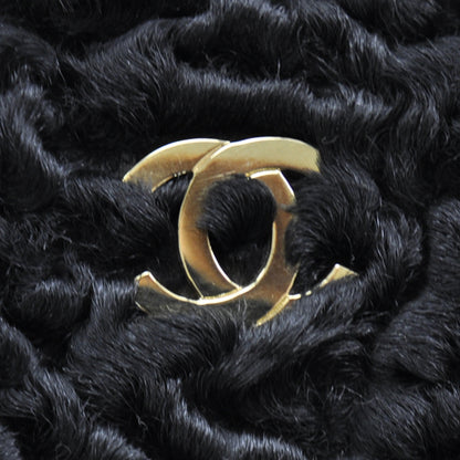 Chanel Persian Lamb Fur Shoulder Bag Black 7 of 12