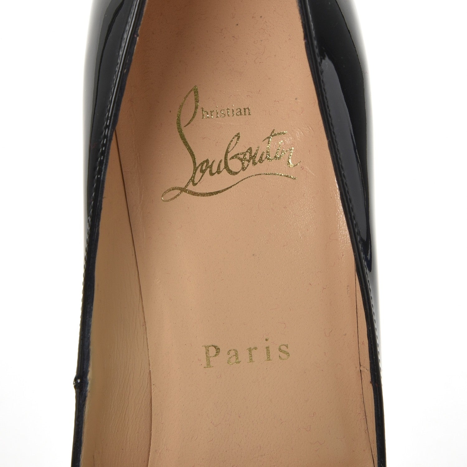 Christian Louboutin Patent Very Prive 120 Pumps 39 Black 7 of 8