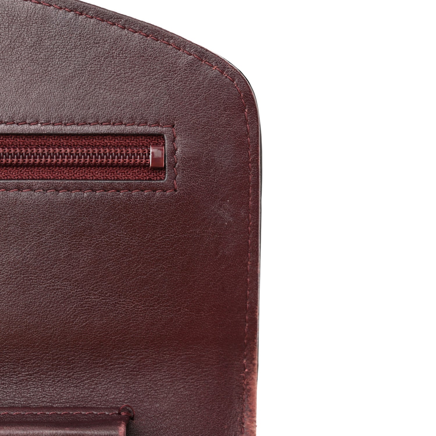 Chanel Patent Coco Cabas Wallet On Chain WOC Burgundy 14 of 24