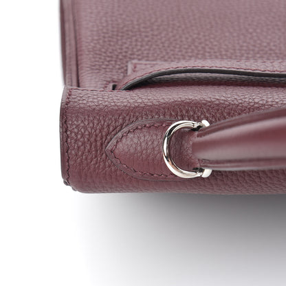 Hermes Togo Kelly Retourne 25 Bordeaux 11 of 37