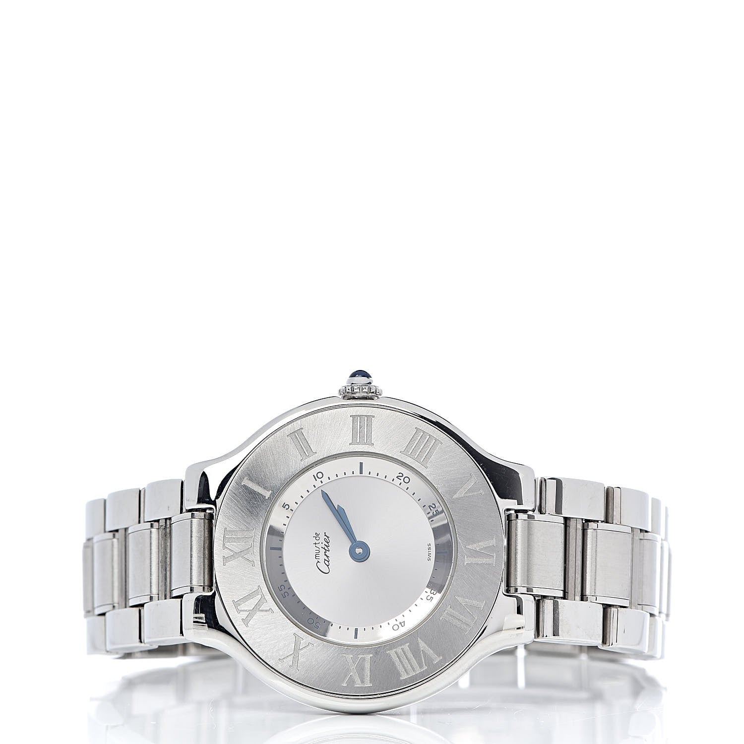 Cartier Stainless Steel 31mm Must De 21 Quartz Watch 3 of 7