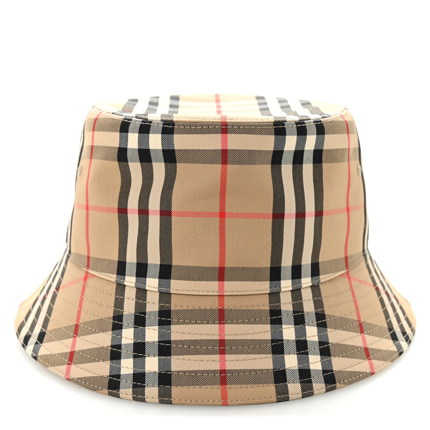 Burberry Technical Cotton Vintage Check Bucket Hat L Archive Beige 3 of 8