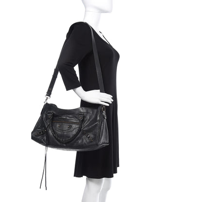 Balenciaga Agneau Classic Hardware Part Time Black 2 of 10