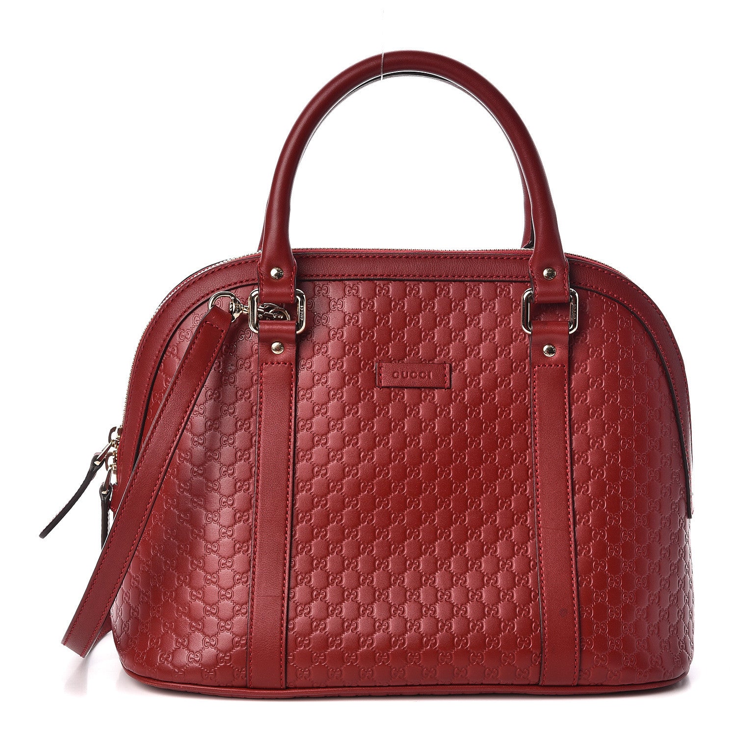 Gucci Microguccissima Medium Dome Bag Red 1 of 10
