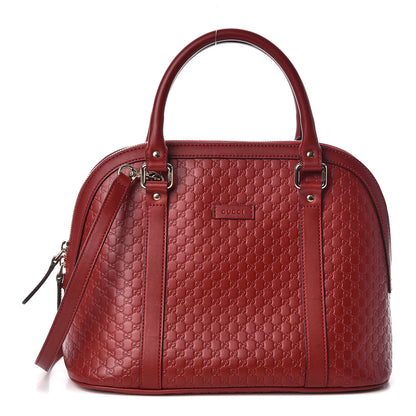 Gucci Microguccissima Medium Dome Bag Red 1 of 10