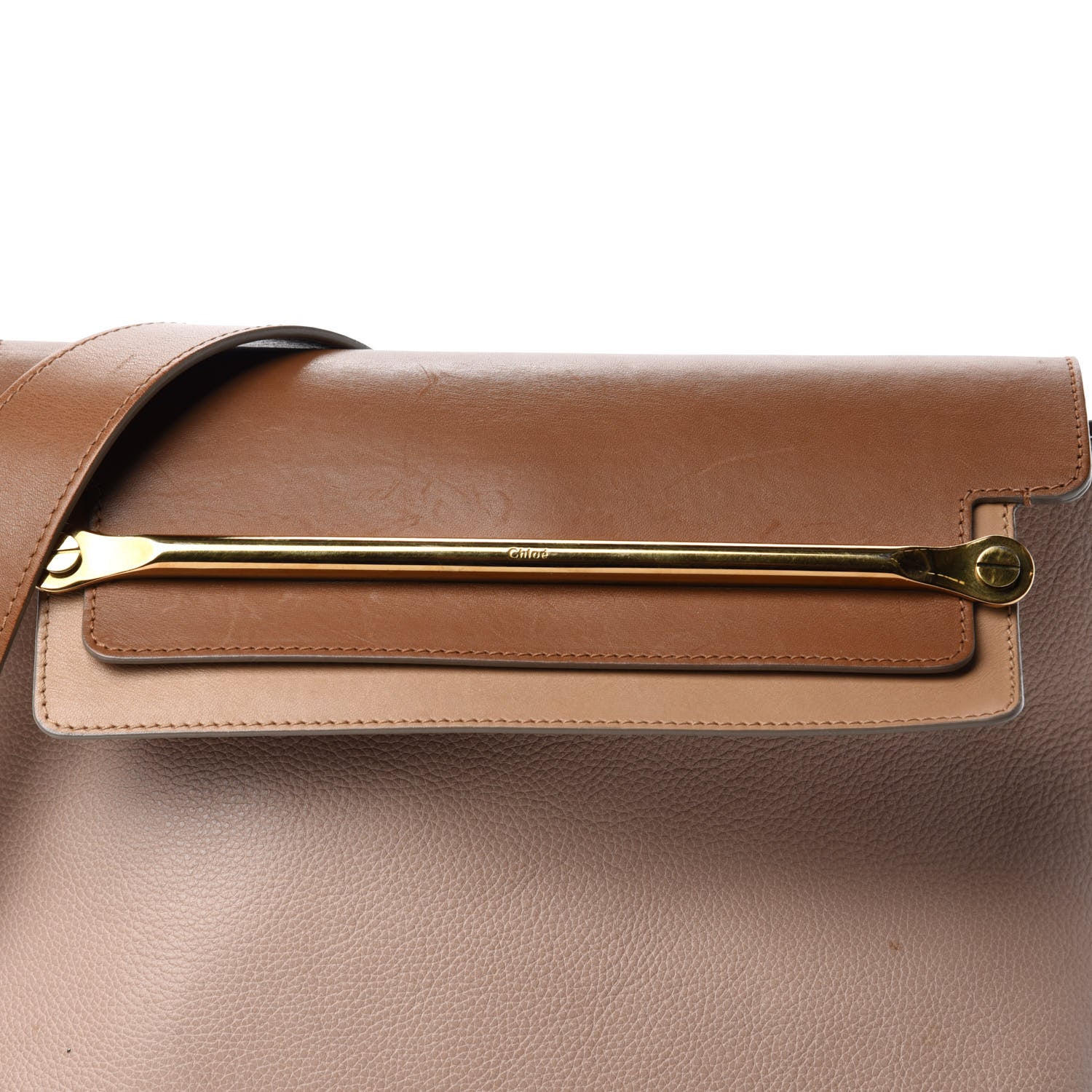 Chloe Calfskin Medium Clare Shoulder Bag Rope Beige 14 of 14