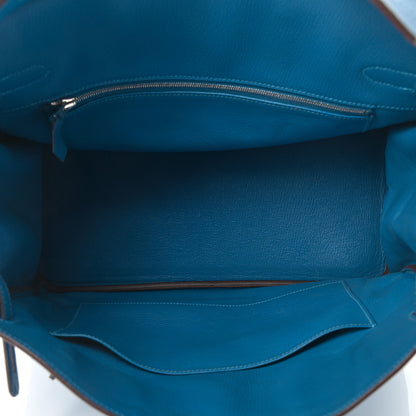 Hermes Togo Birkin 35 Bleu Azteque 4 of 29