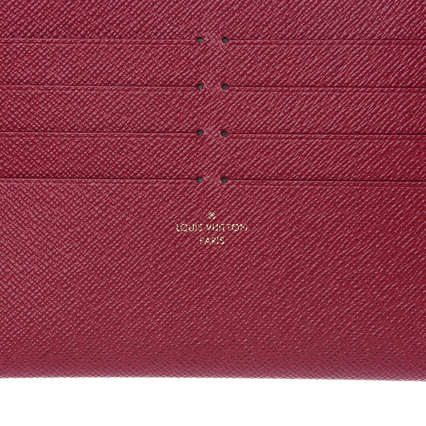 Calfskin Felicie Card Holder Insert Fuchsia