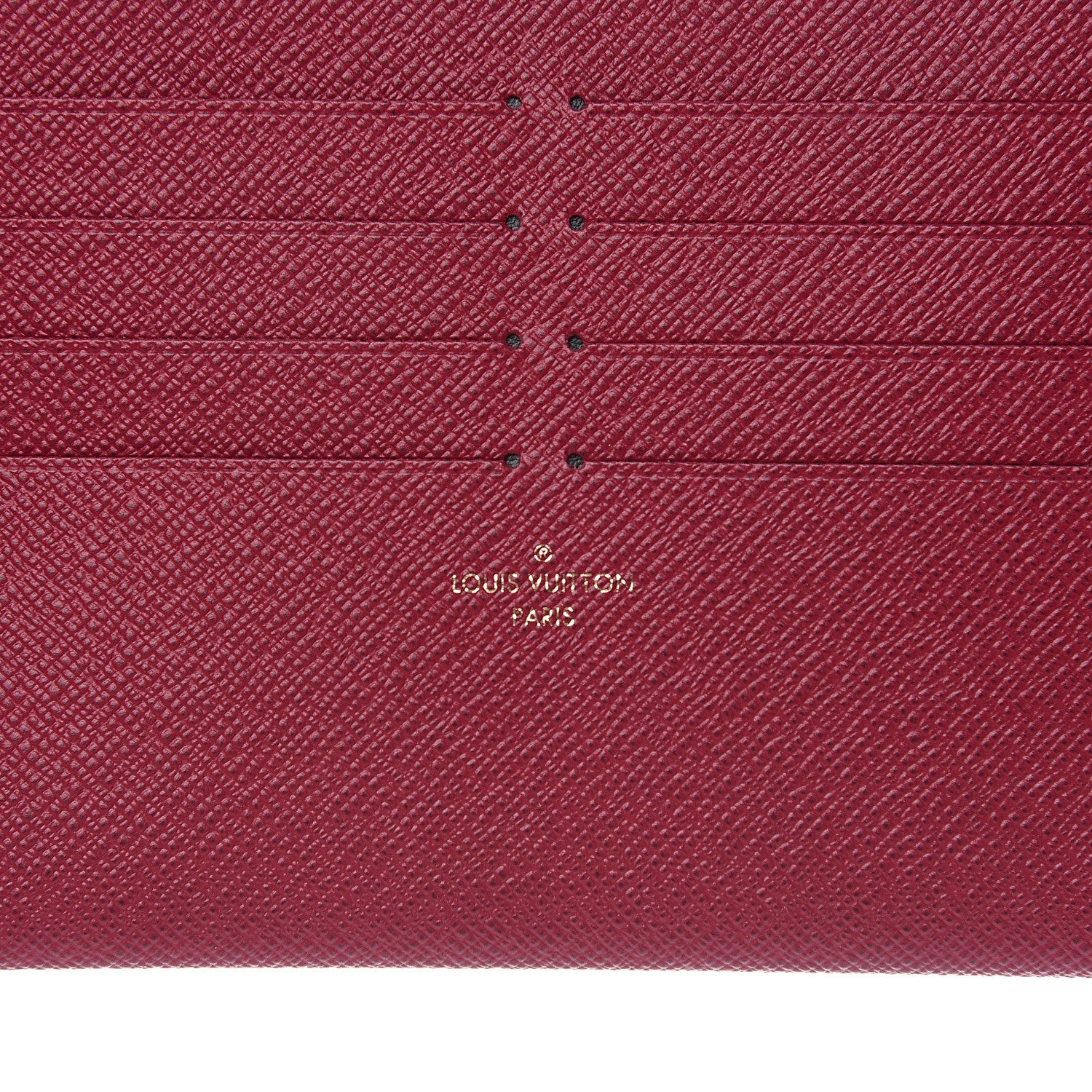 Louis Vuitton Calfskin Felicie Card Holder Insert Fuchsia 5 of 5