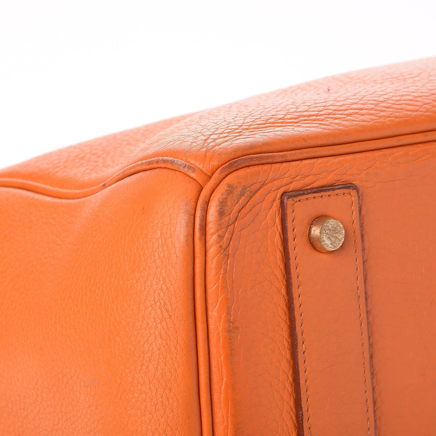 Taurillon Clemence HAC Birkin 40 Orange